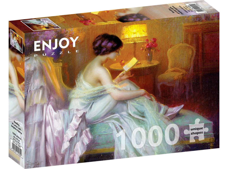 ENJOY Puzzle Čítanie pri svetle lampy 1000 dielikov