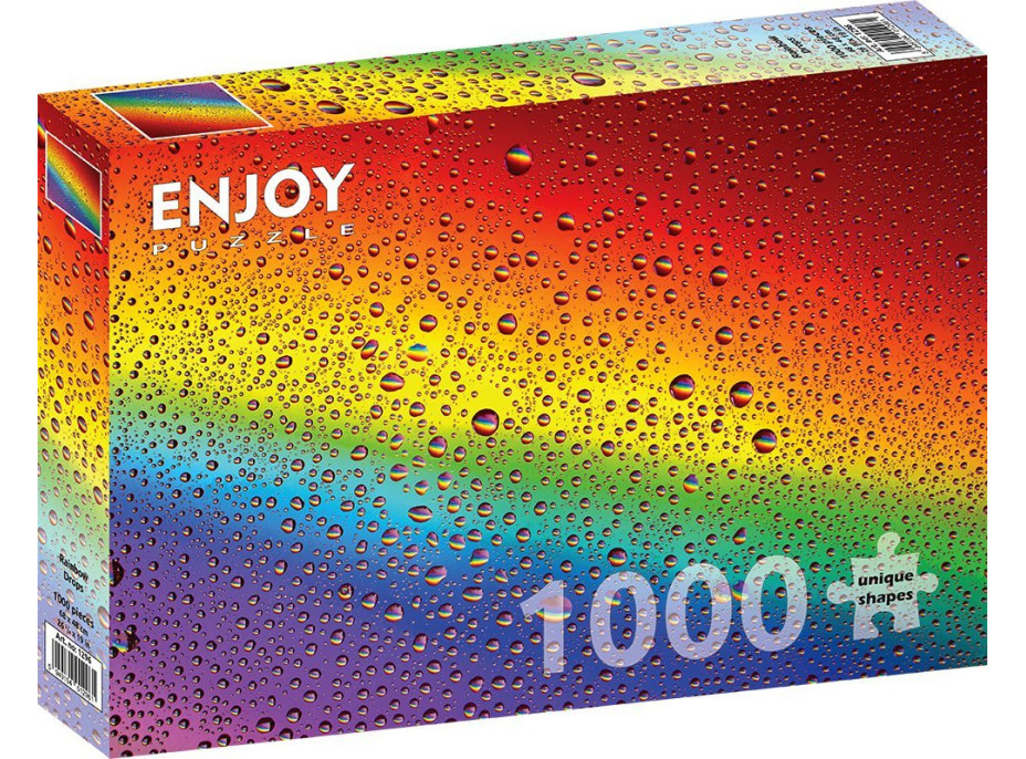 ENJOY Puzzle Dúhové kvapky 1000 dielikov