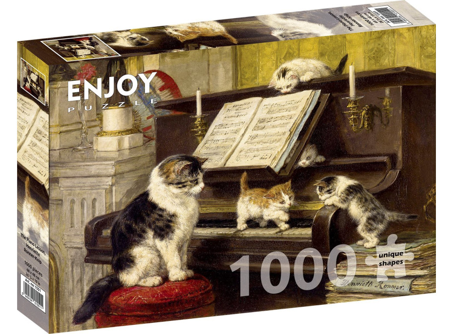 ENJOY Puzzle Hodina klavíra 1000 dielikov