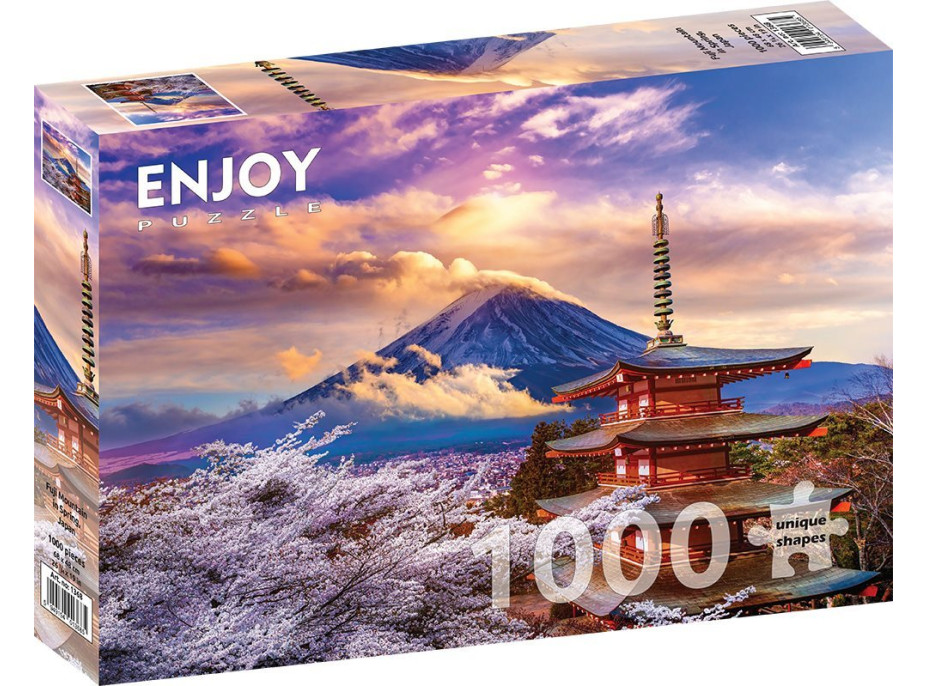 ENJOY Puzzle Hora Fudži na jar, Japonsko 1000 dielikov