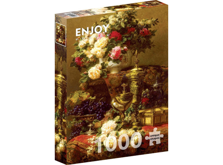 ENJOY Puzzle Jean-Baptiste Robie: Kvety a ovocie 1000 dielikov
