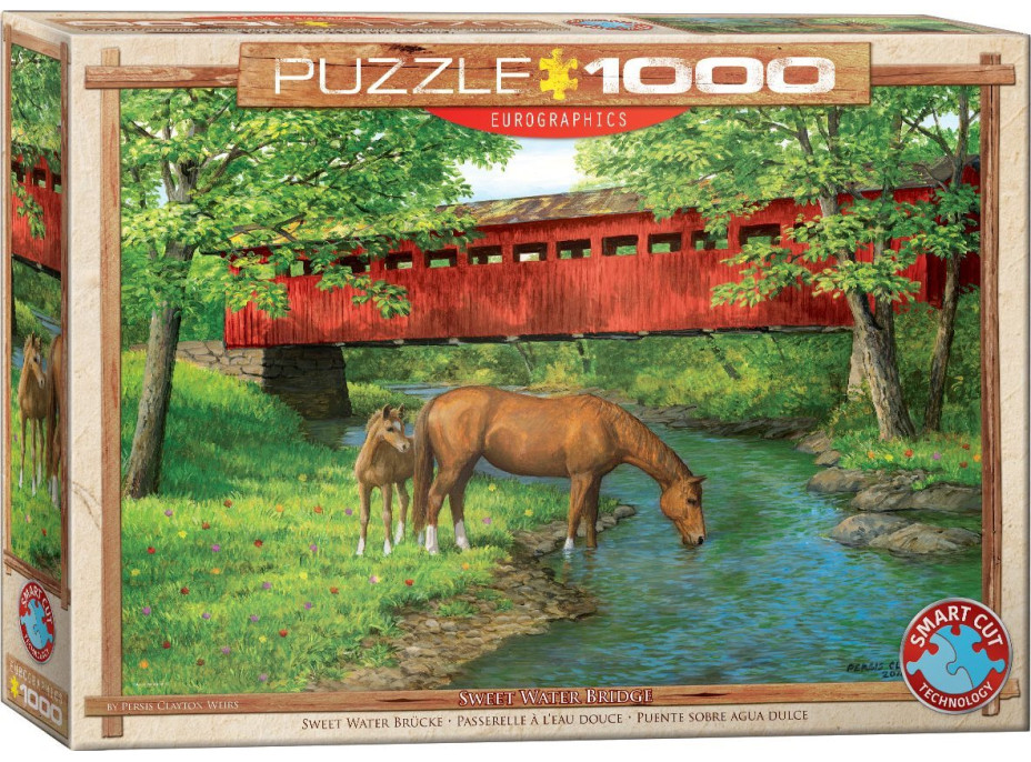 EUROGRAPHICS Puzzle Most pri Sweet Water 1000 dielikov