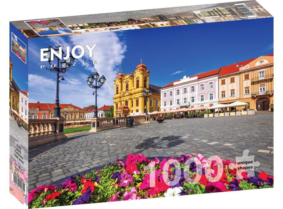 ENJOY Puzzle Námestie Union, Temešvár, Rumunsko 1000 dielikov