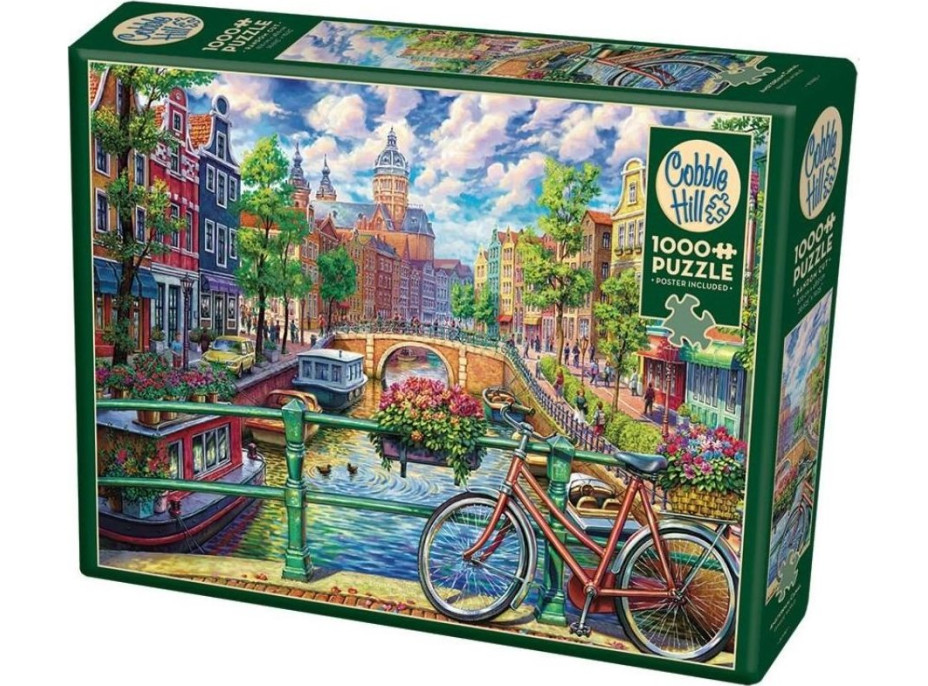 COBBLE HILL Puzzle Prieplav v Amsterdame 1000 dielikov