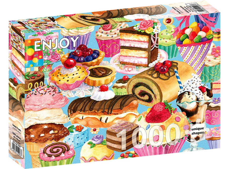 ENJOY Puzzle Sladké pohostenie 1000 dielikov