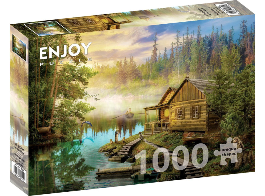 ENJOY Puzzle Zrub pri rieke 1000 dielikov