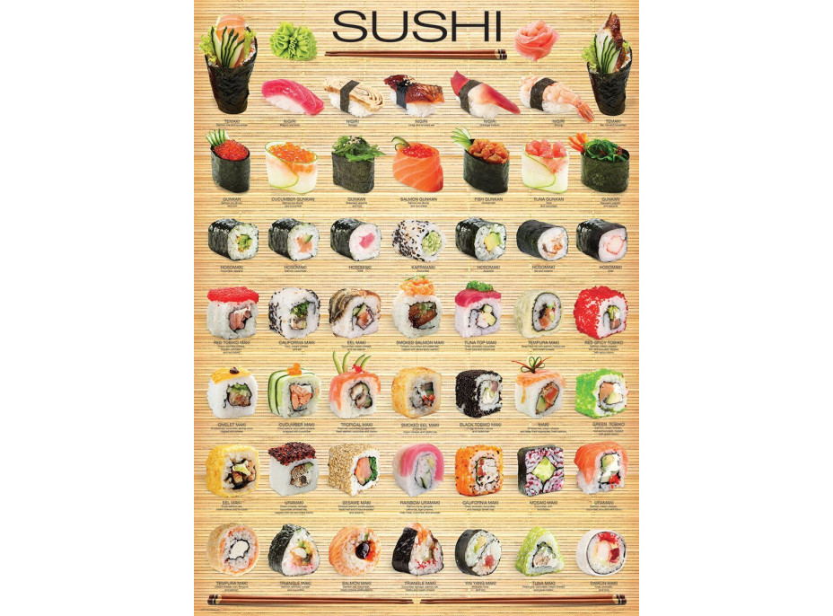 EUROGRAPHICS Puzzle Sushi 1000 dielikov