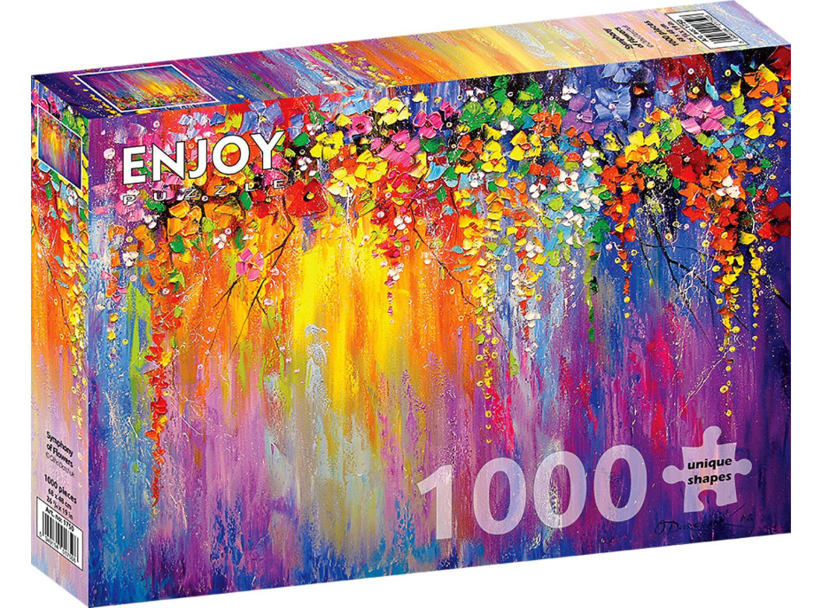 ENJOY Puzzle Symfónia kvetov 1000 dielikov