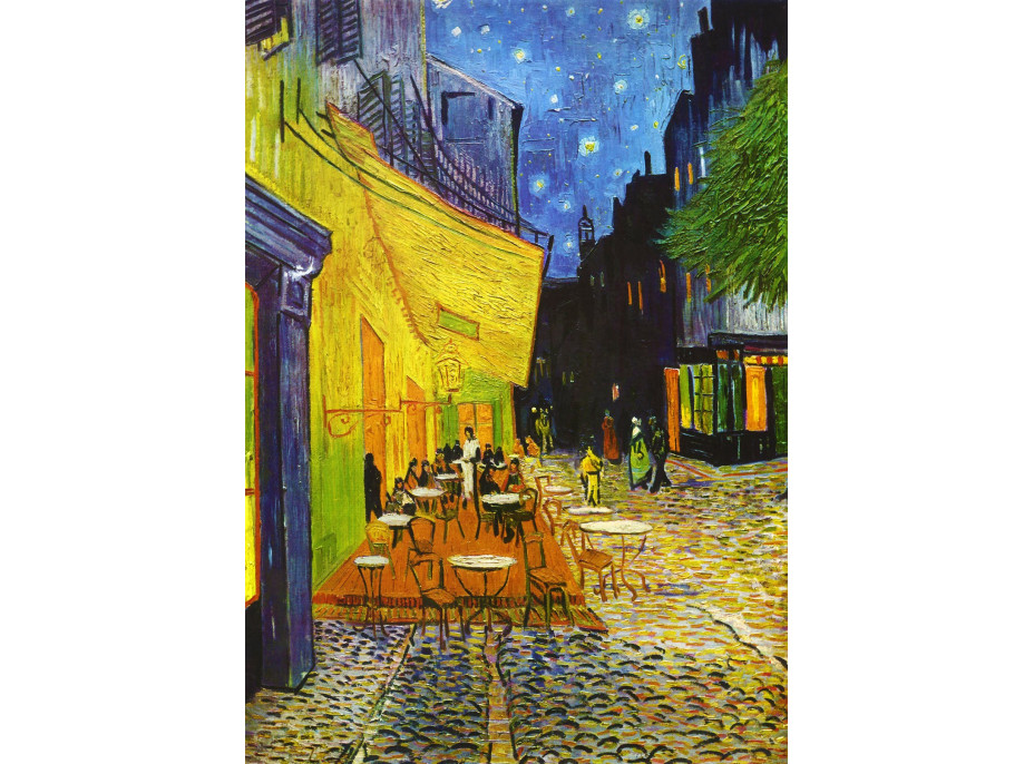 ENJOY Puzzle Vincent Van Gogh: Terasa kaviarne v noci 1000 dielikov
