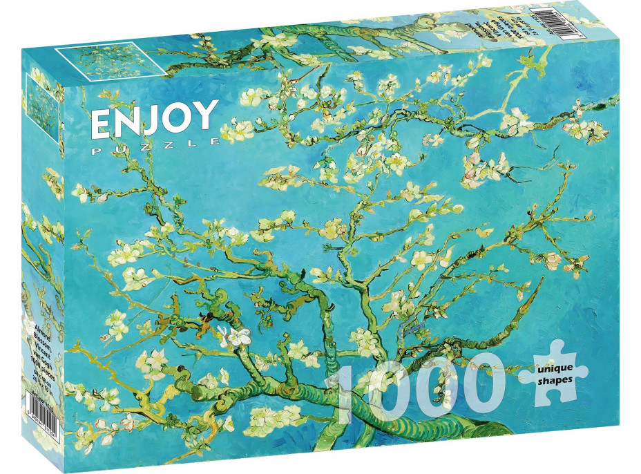 ENJOY Puzzle Vincent Van Gogh: Vetva mandľovníka 1000 dielikov