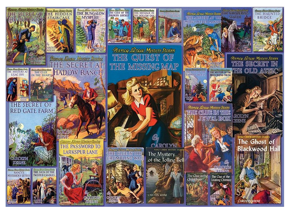 COBBLE HILL Puzzle Vintage Nancy Drew 1000 dielikov