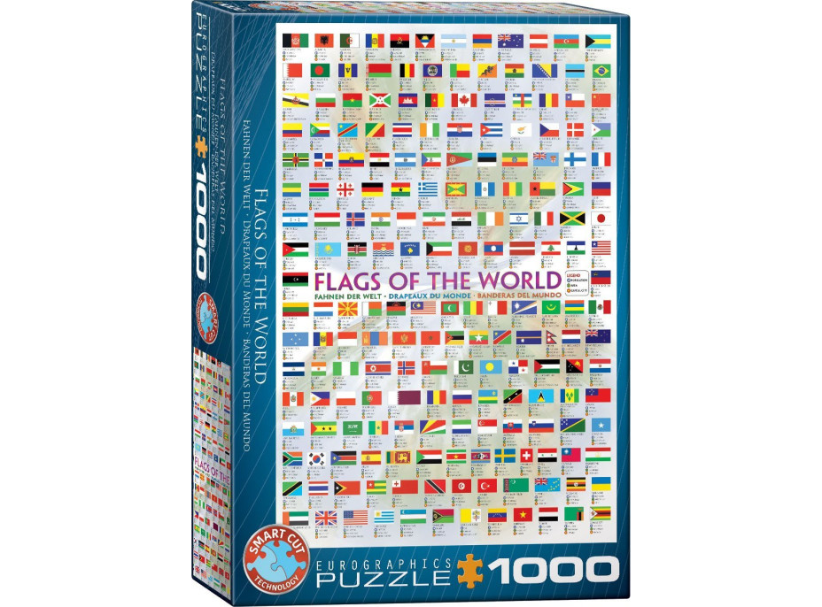 EUROGRAPHICS Puzzle Vlajky sveta 1000 dielikov