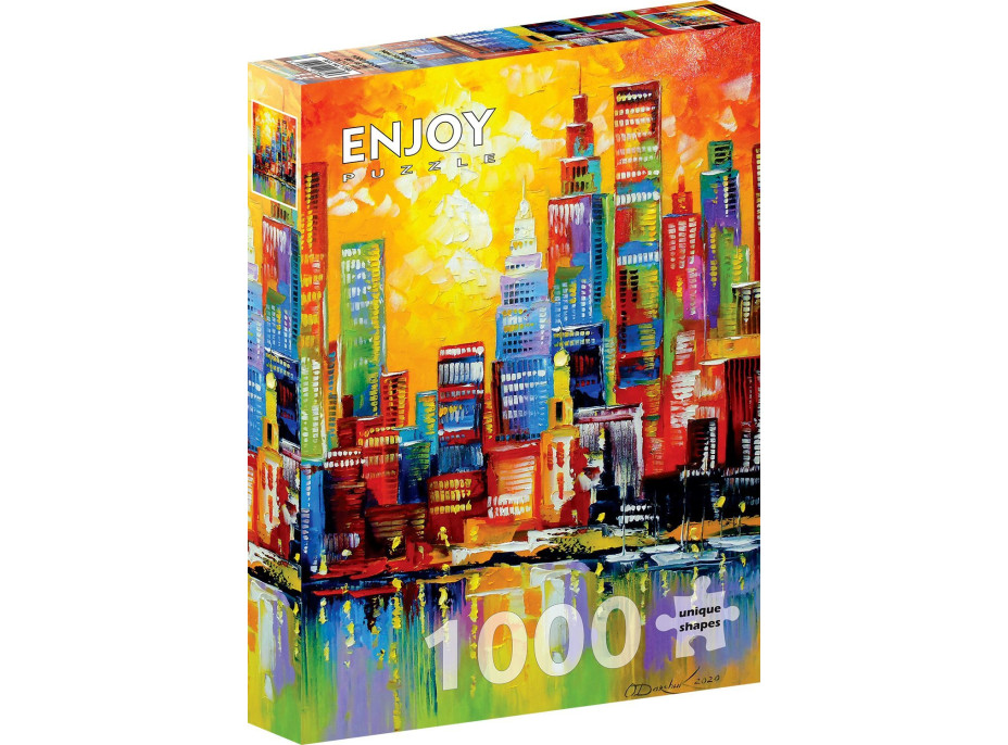 ENJOY Puzzle Žiarivý New York 1000 dielikov