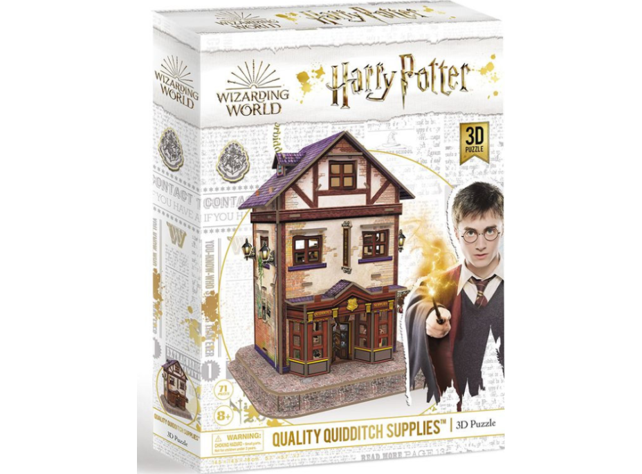 CUBICFUN 3D puzzle Harry Potter: Prvotriedne potreby pre metlobal 71 dielikov
