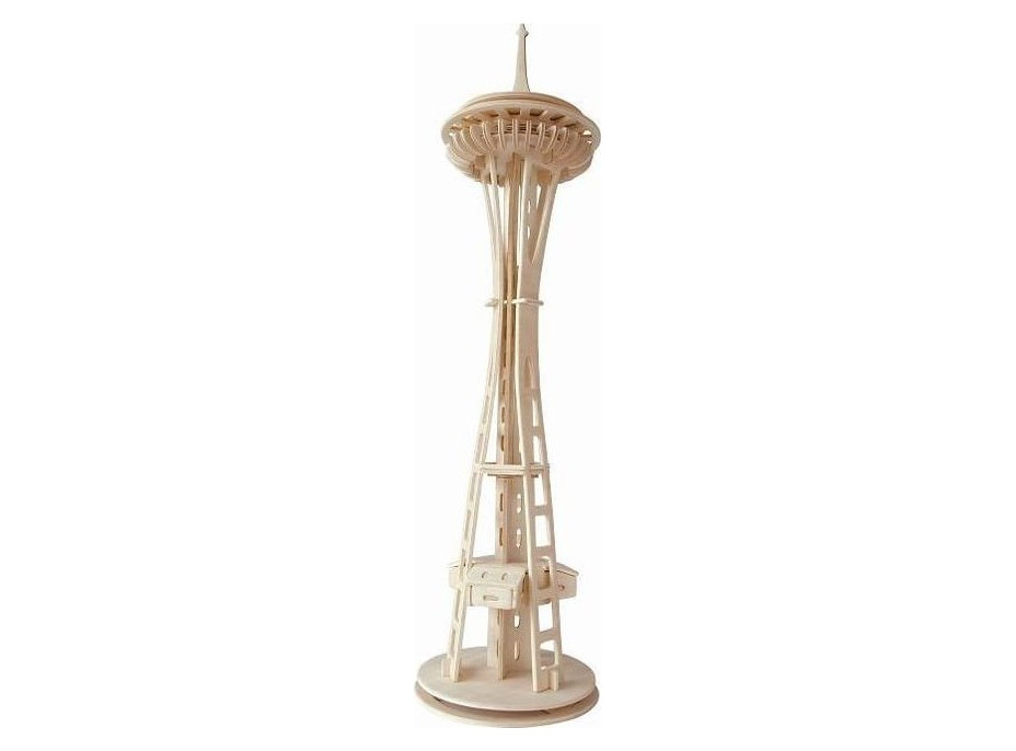 WOODEN TOY , WCK 3D puzzle Space Needle v Seattli