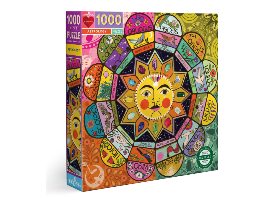 EEBOO Štvorcové puzzle Astrológia 1000 dielikov