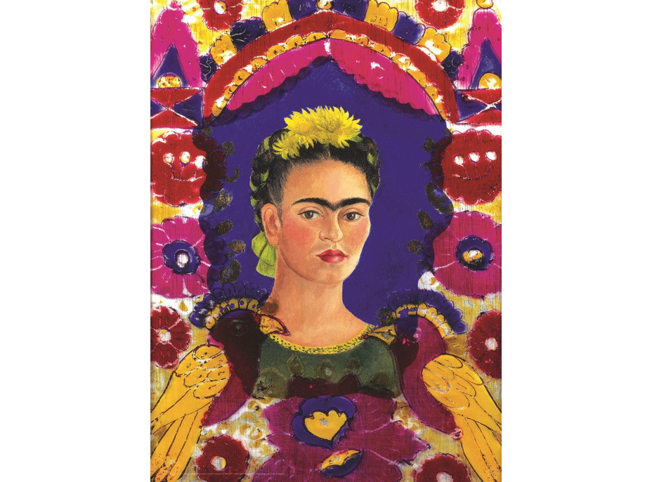 EUROGRAPHICS Puzzle Autoportrét Frida Kahlo 100 dielikov