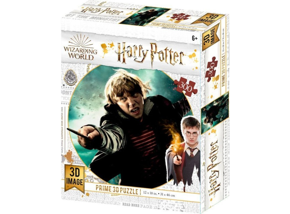 PRIME 3D Puzzle Harry Potter: Ron Weasley 3D 300 dielikov