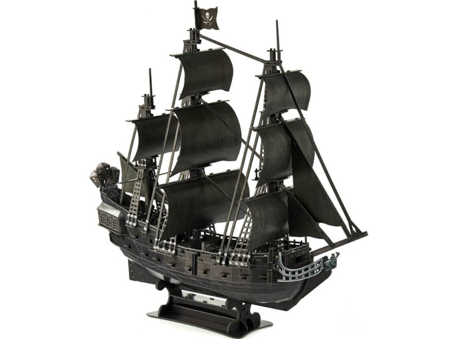 CUBICFUN Svietiace 3D puzzle Plachetnica Queen Anne&#39;s Revenge 293 dielikov