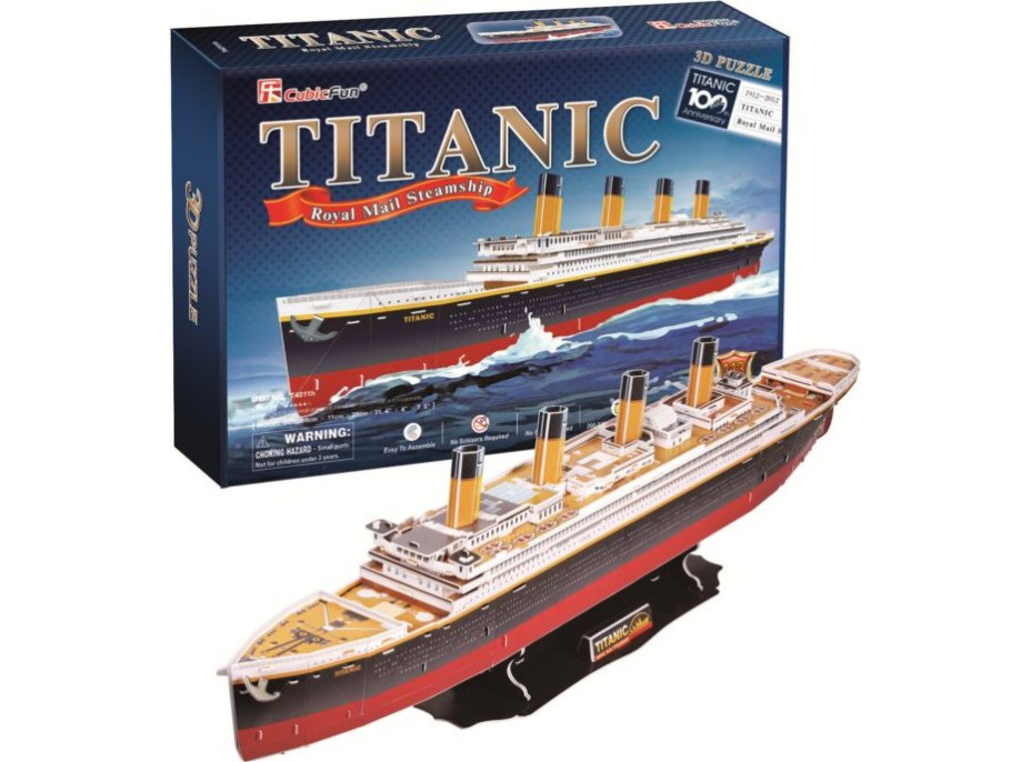 CUBICFUN 3D puzzle Titanic (veľký) 113 dielikov