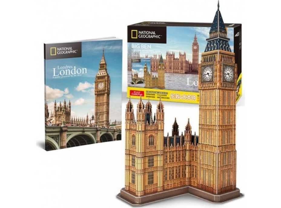 CUBICFUN 3D puzzle National Geographic: Big Ben 94 dielikov