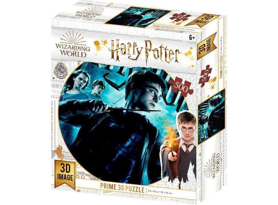 PRIME 3D Puzzle Harry Potter: Chrabromil 3D 500 dielikov