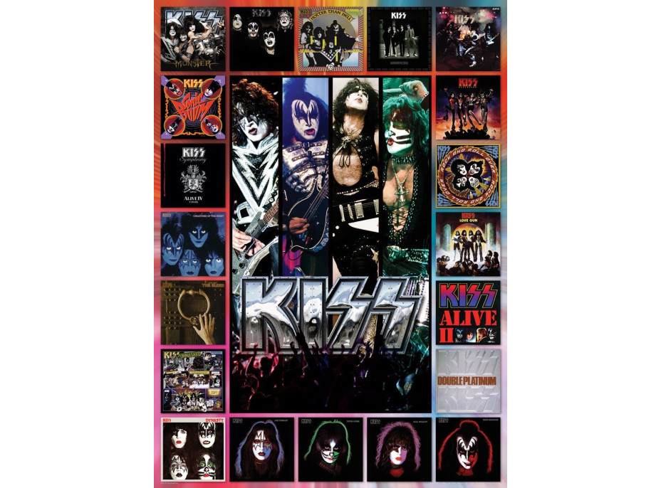 EUROGRAPHICS Puzzle Kiss - Albumy 1000 dielikov