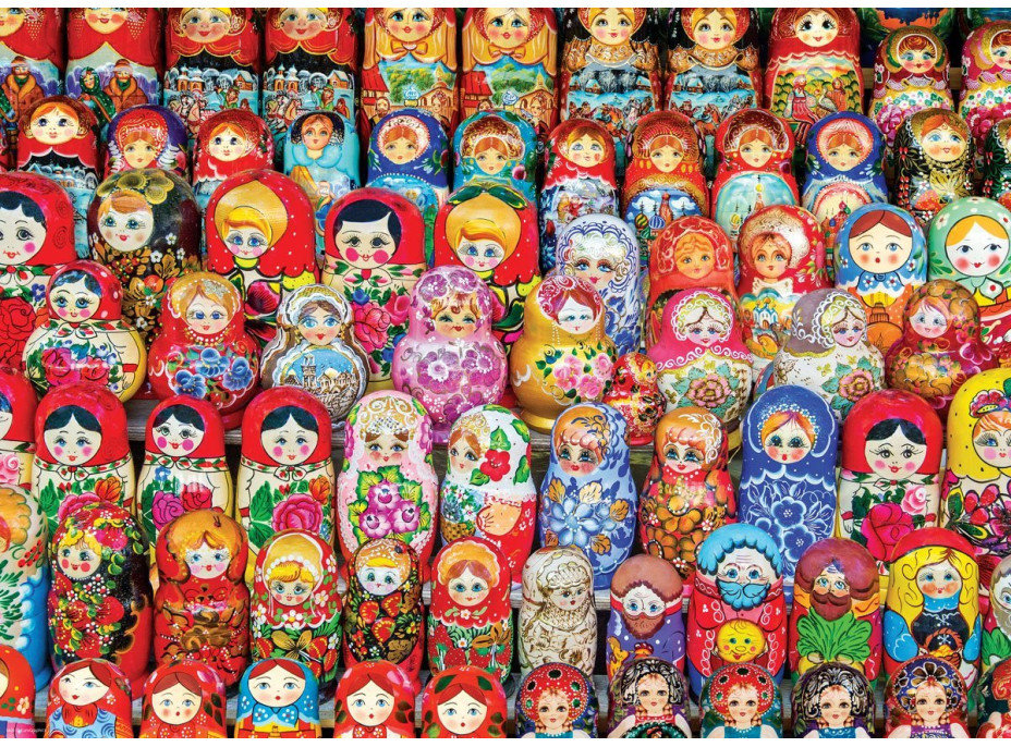 EUROGRAPHICS Puzzle Ruské matriošky 1000 dielikov