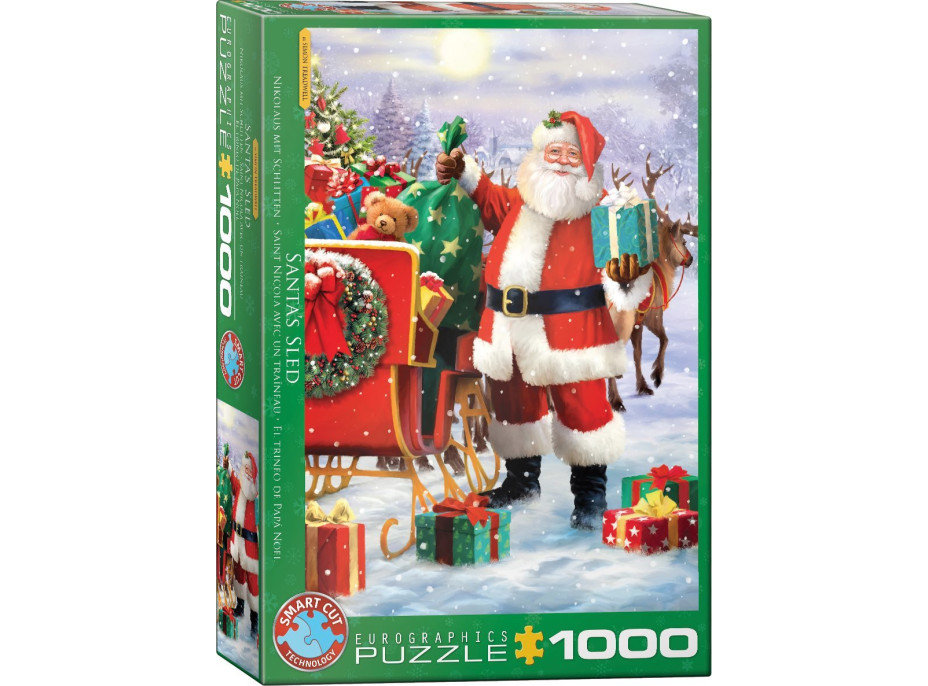 EUROGRAPHICS Puzzle Santove sane 1000 dielikov