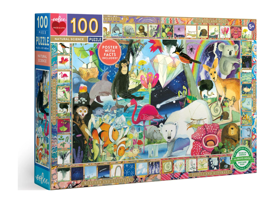 EEBOO Puzzle Umenie prírody 100 dielikov