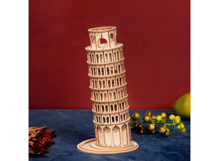 ROBOTIME Rolife 3D drevené puzzle Šikmá veža v Pise 137 dielikov