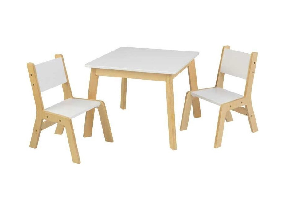 KIDKRAFT Stôl so stoličkami - biely