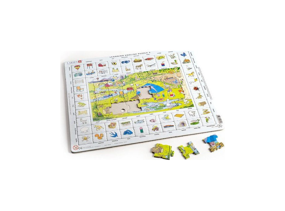 LARSEN Puzzle Angličtina 4: Prázdniny na vidieku 70 dielikov