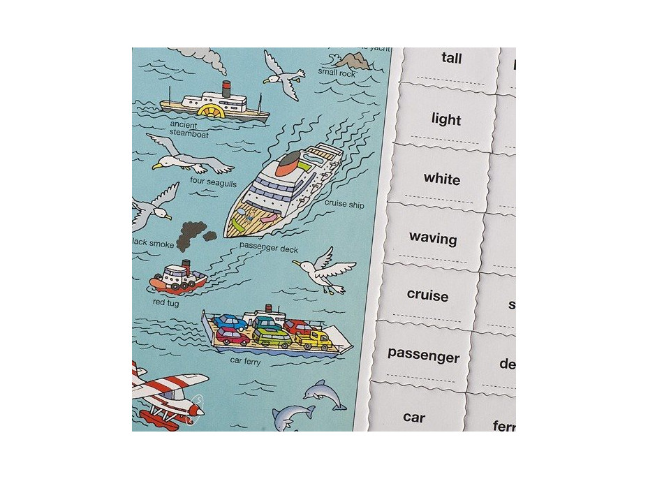 LARSEN Puzzle Angličtina 8: Na mori 64 dielikov