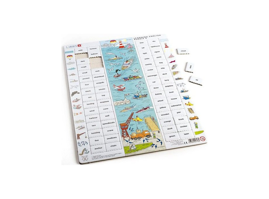 LARSEN Puzzle Angličtina 8: Na mori 64 dielikov