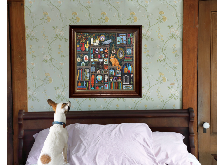 EEBOO Štvorcové puzzle Alchymistova pracovňa 1000 dielikov