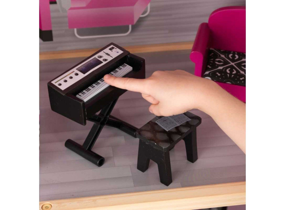 KIDKRAFT Domček pre bábiky Sparkle s vybavením