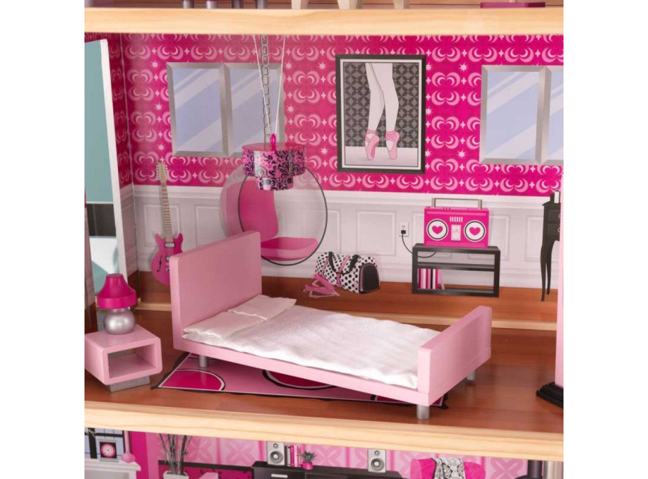 KIDKRAFT Domček pre bábiky Sparkle s vybavením