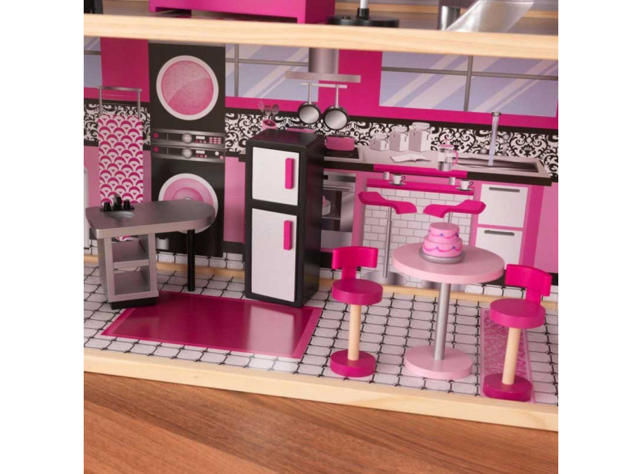 KIDKRAFT Domček pre bábiky Sparkle s vybavením