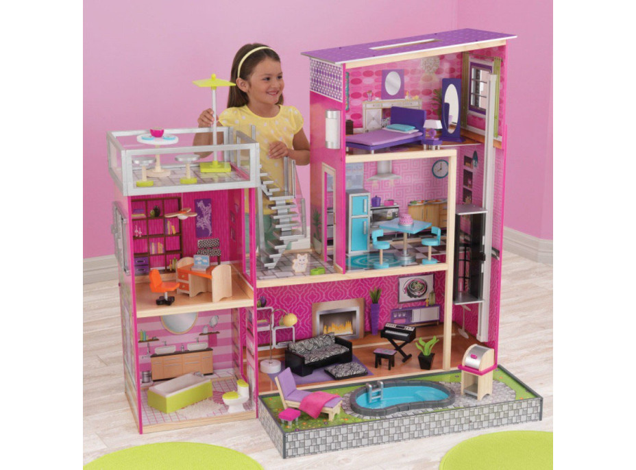 KIDKRAFT Domček pre bábiky Uptown