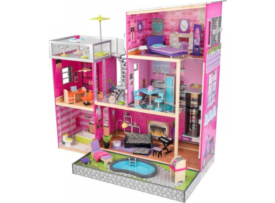 KIDKRAFT Domček pre bábiky Uptown