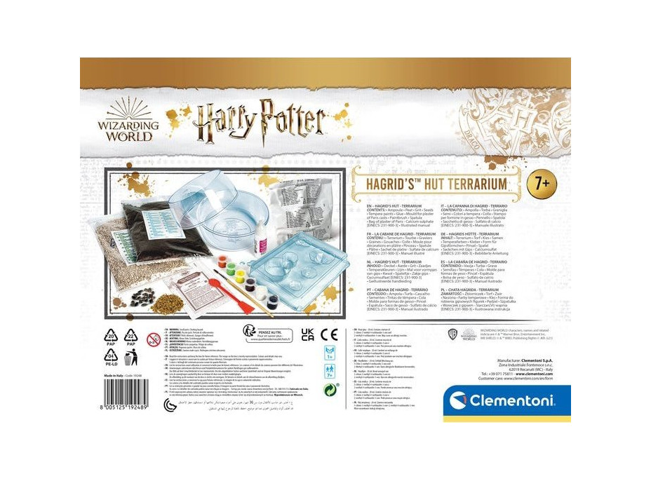 CLEMENTONI Terárium Harry Potter: Hagridova chyža