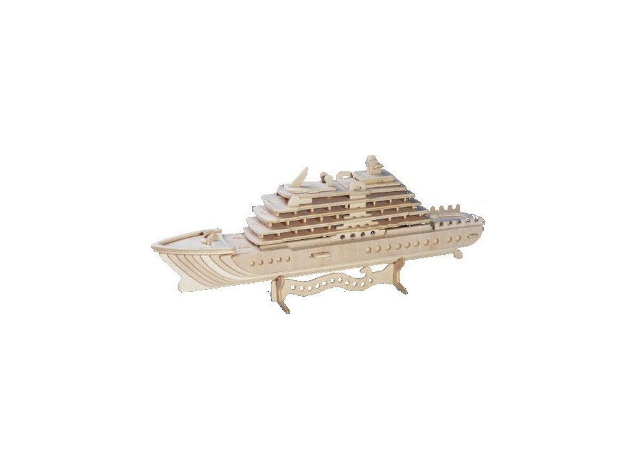 WOODEN TOY , WCK 3D puzzle Luxusná jachta