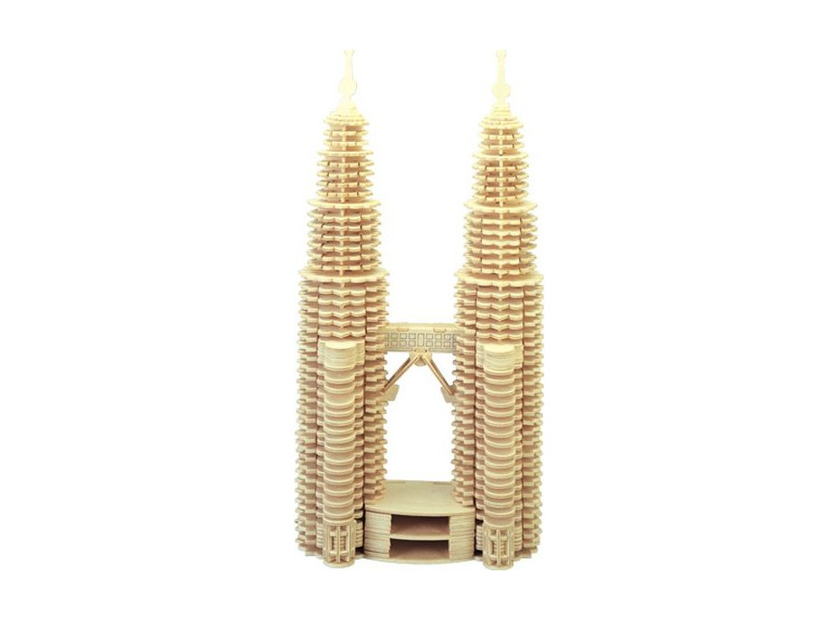WOODEN TOY , WCK 3D puzzle Petronas Twin Towers
