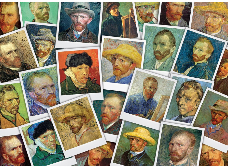 EUROGRAPHICS Puzzle Van Goghove Autoportréty 1000 dielikov