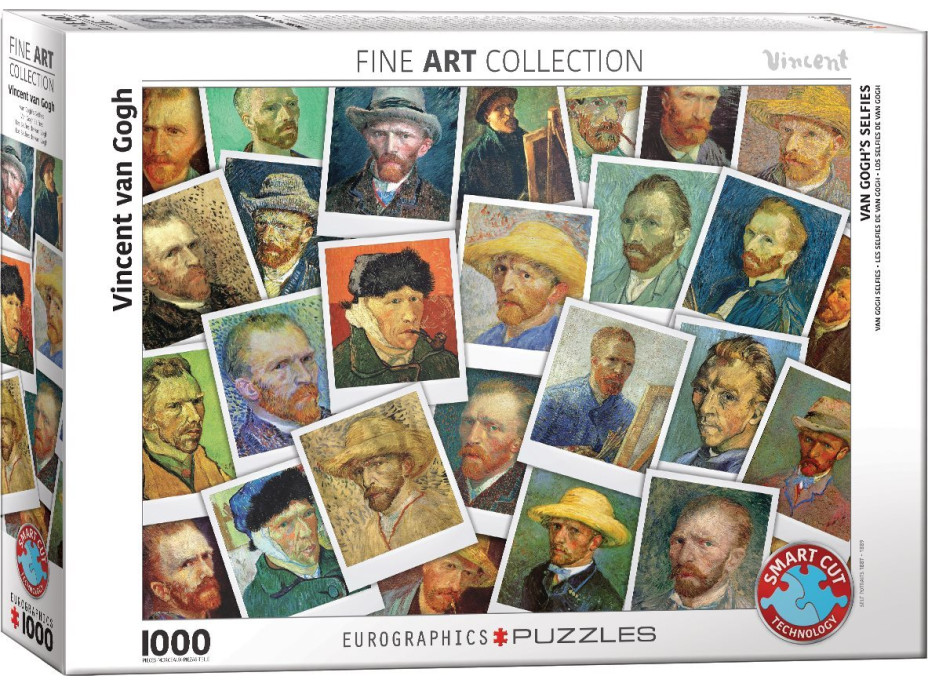 EUROGRAPHICS Puzzle Van Goghove Autoportréty 1000 dielikov