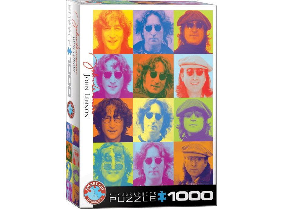 EUROGRAPHICS Puzzle Farebné portréty Johna Lennona 1000 dielikov