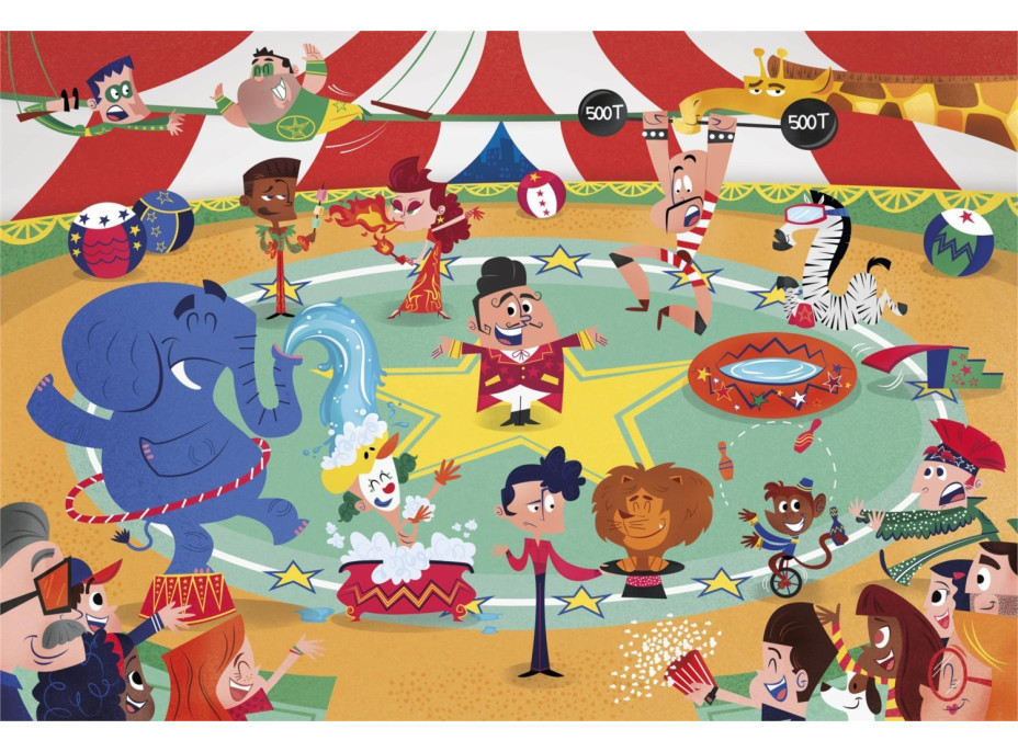 CLEMENTONI Puzzle Cirkus MAXI 104 dielikov