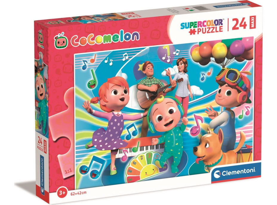 CLEMENTONI Puzzle CoComelon a hudba MAXI 24 dielikov