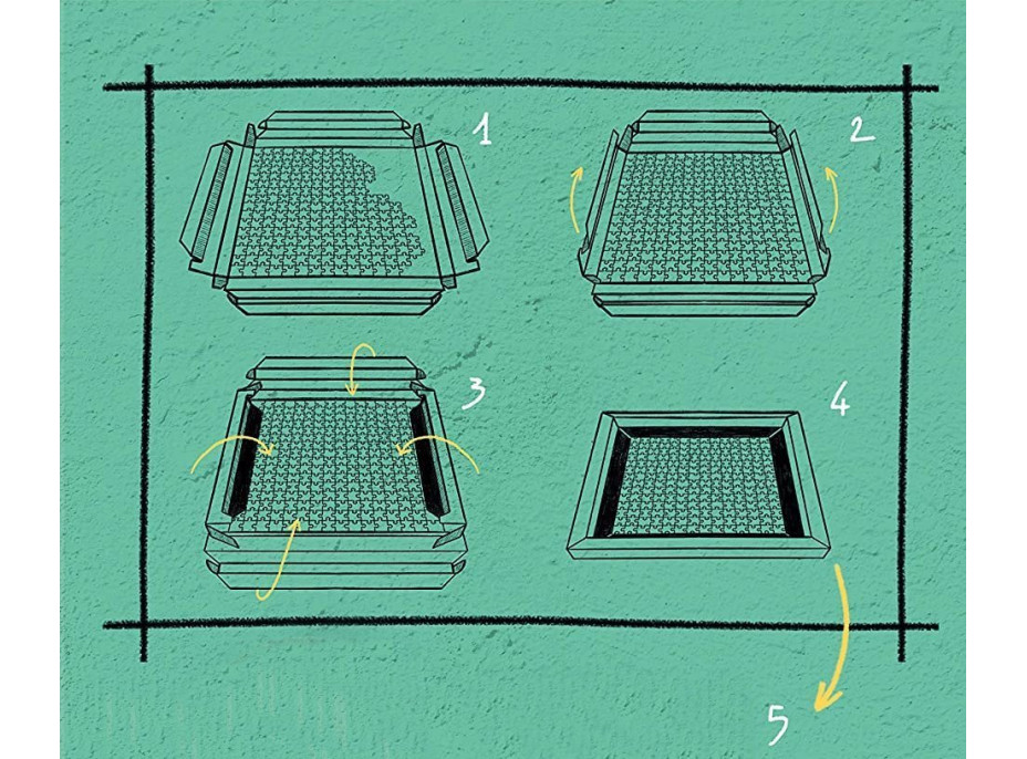 CLEMENTONI Puzzle Frame Me Up Tlapková patrola 60 dielikov